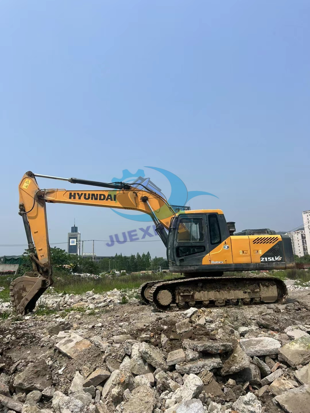 Second Hand Hyundai 215LVS Crawler Excavator For Sale
