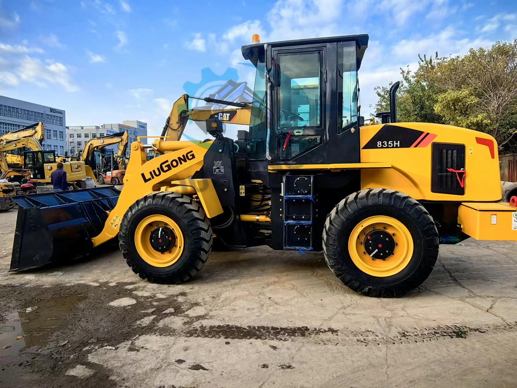 China Original Used Liugong 835H Loader