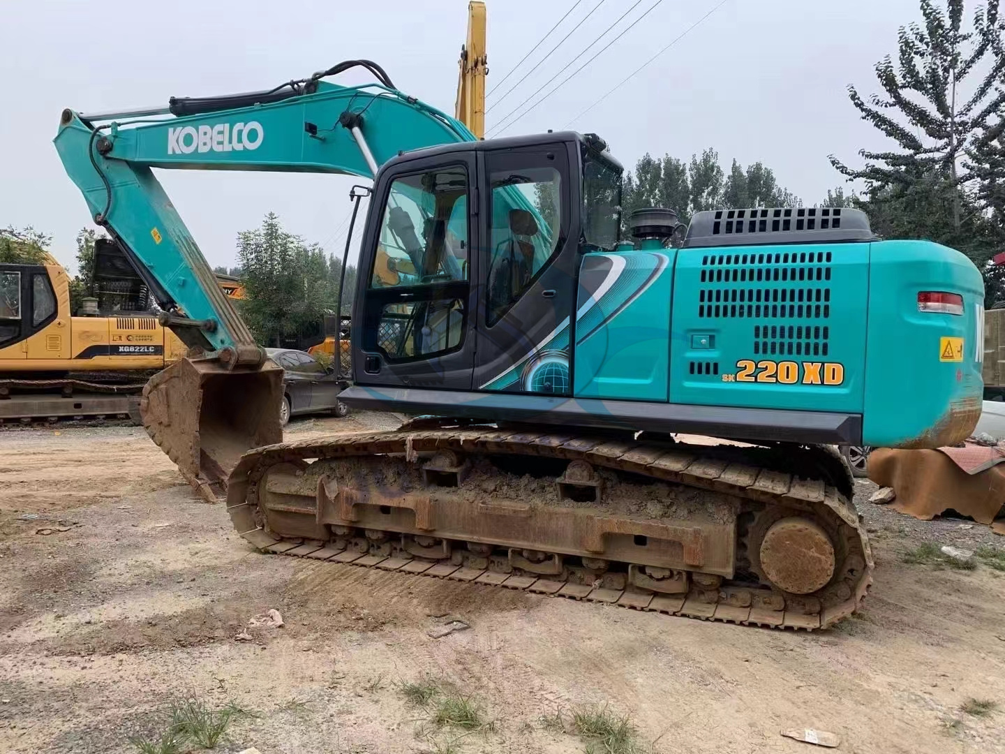 Second Hand Kobelco SK220XD Excavator Original Paint