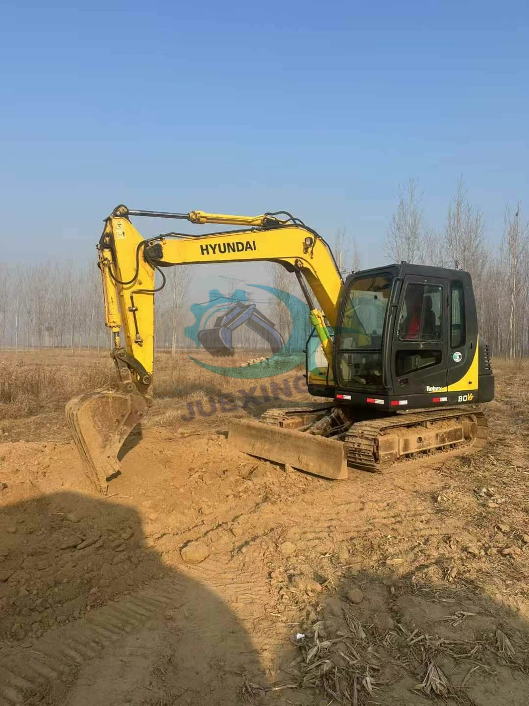 Used Hyundai 80-7 Excavator 0.28m3 Bucket Capacity