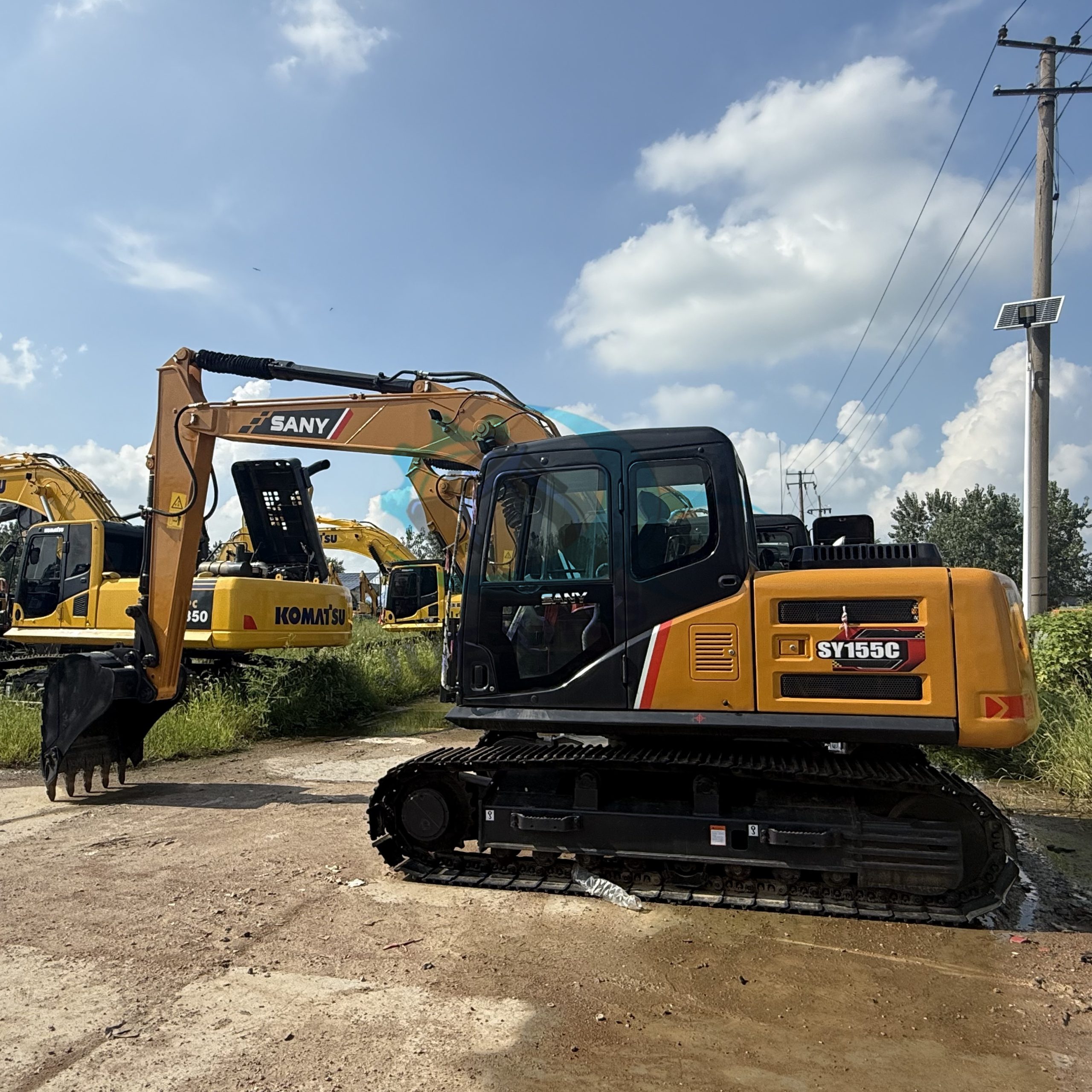 Used 15Ton SANY SY155C Excavator High Quality