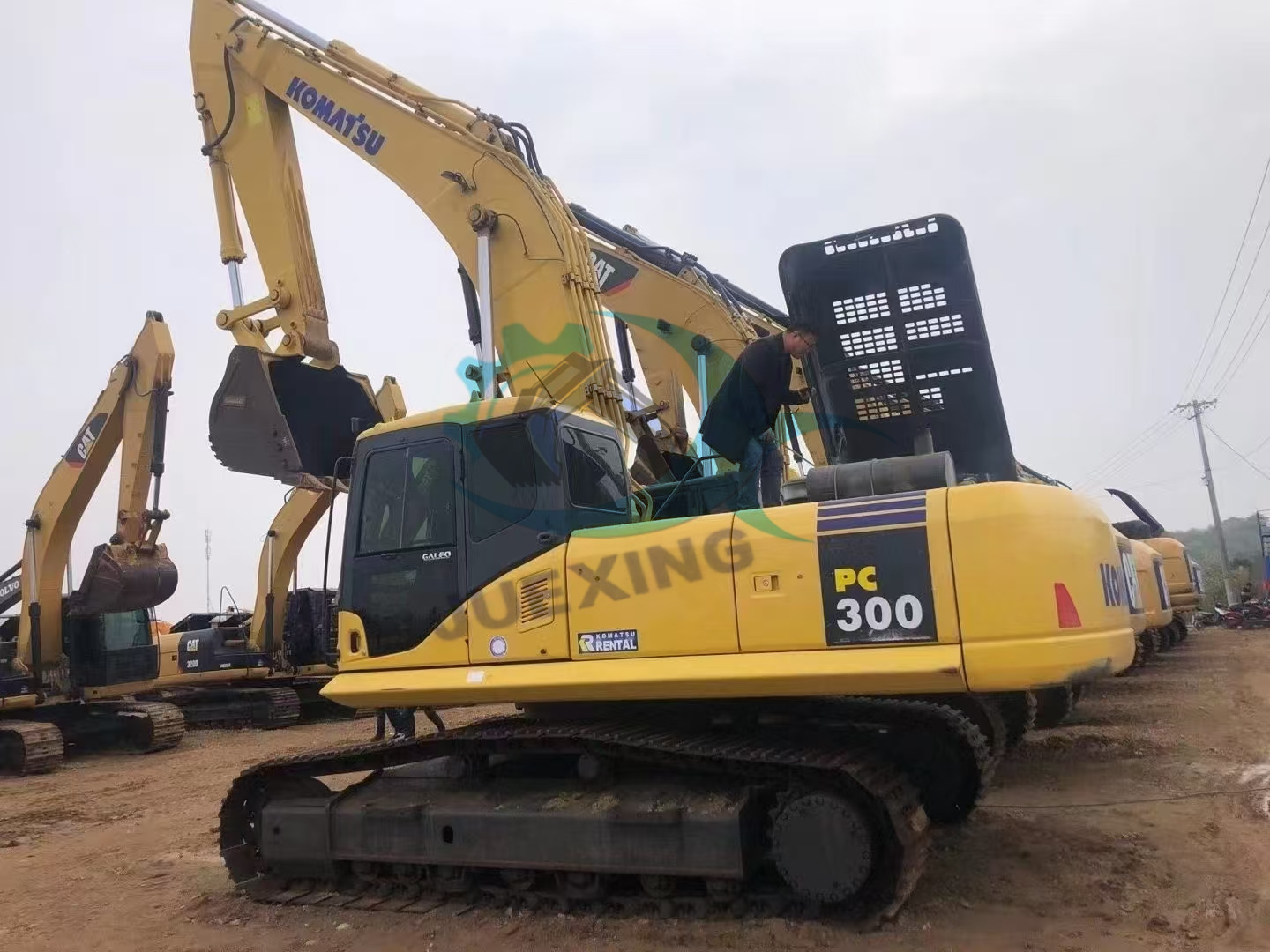 Powerful Second Hand Komatsu PC300-7 Excavator